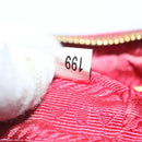PRADA Pouch Nylon Pink Gold Auth bs19124-20