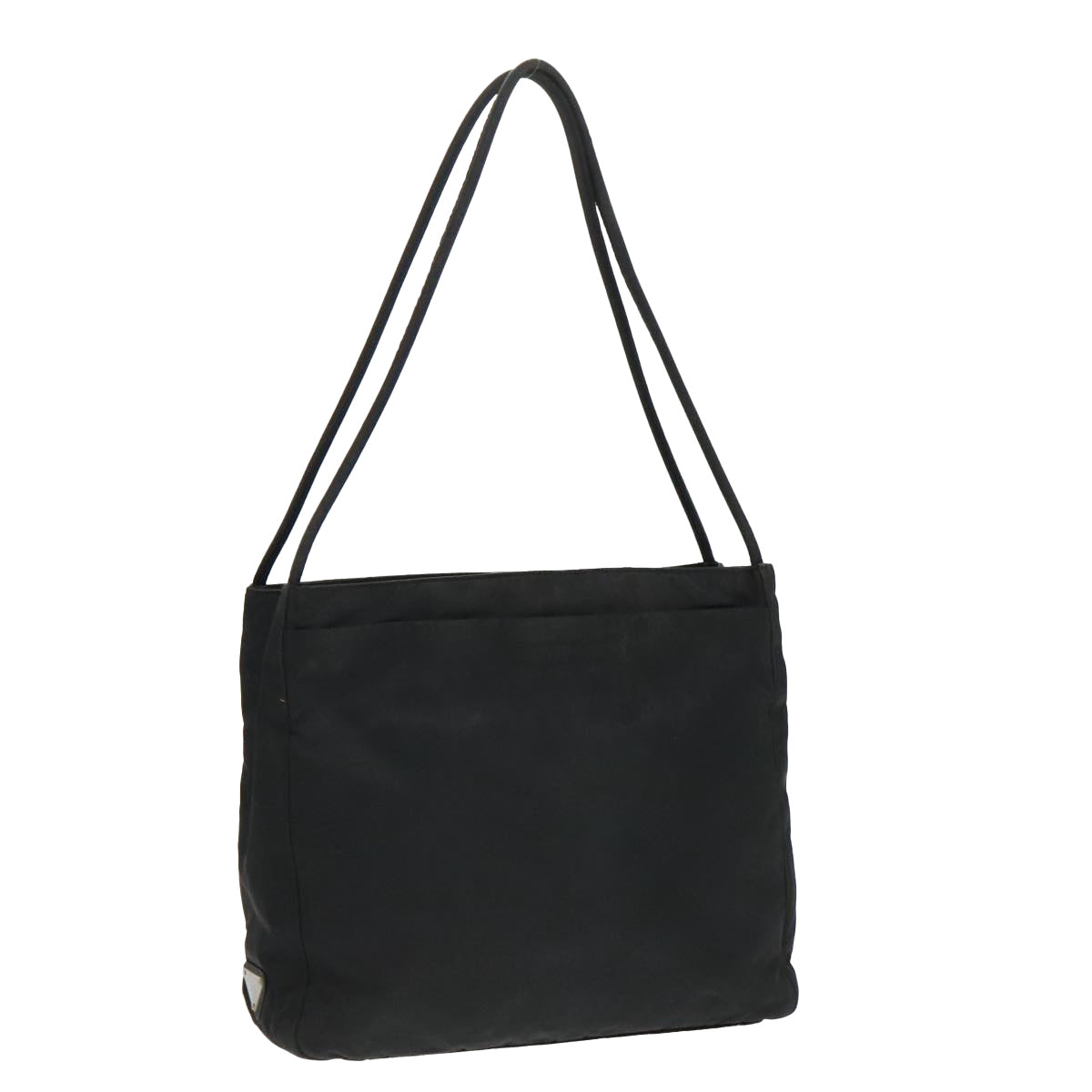 PRADA Tote Bag Nylon Black Auth bs19132