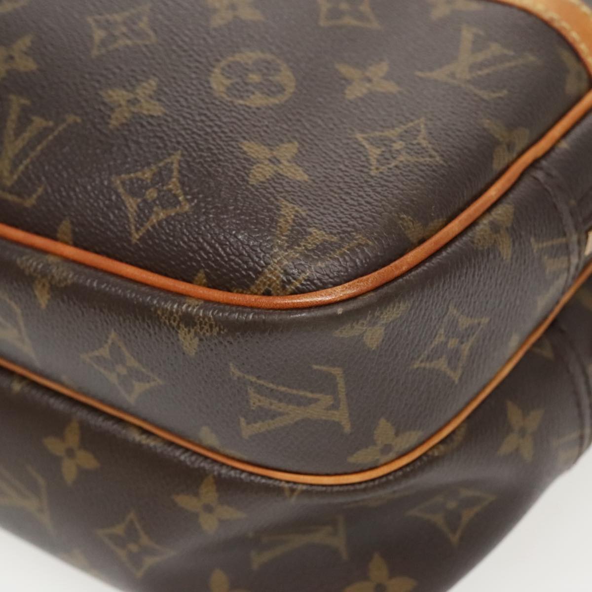 LOUIS VUITTON Monogram Reporter PM Shoulder Bag M45254 LV Auth bs19140