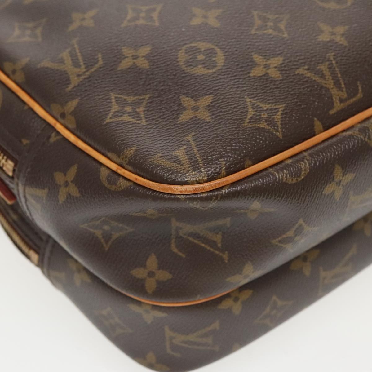 LOUIS VUITTON Monogram Reporter PM Shoulder Bag M45254 LV Auth bs19140