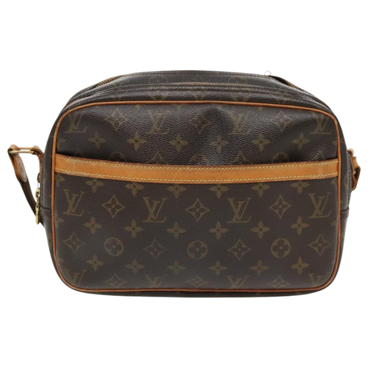 LOUIS VUITTON Monogram Reporter PM Shoulder Bag M45254 LV Auth bs19140