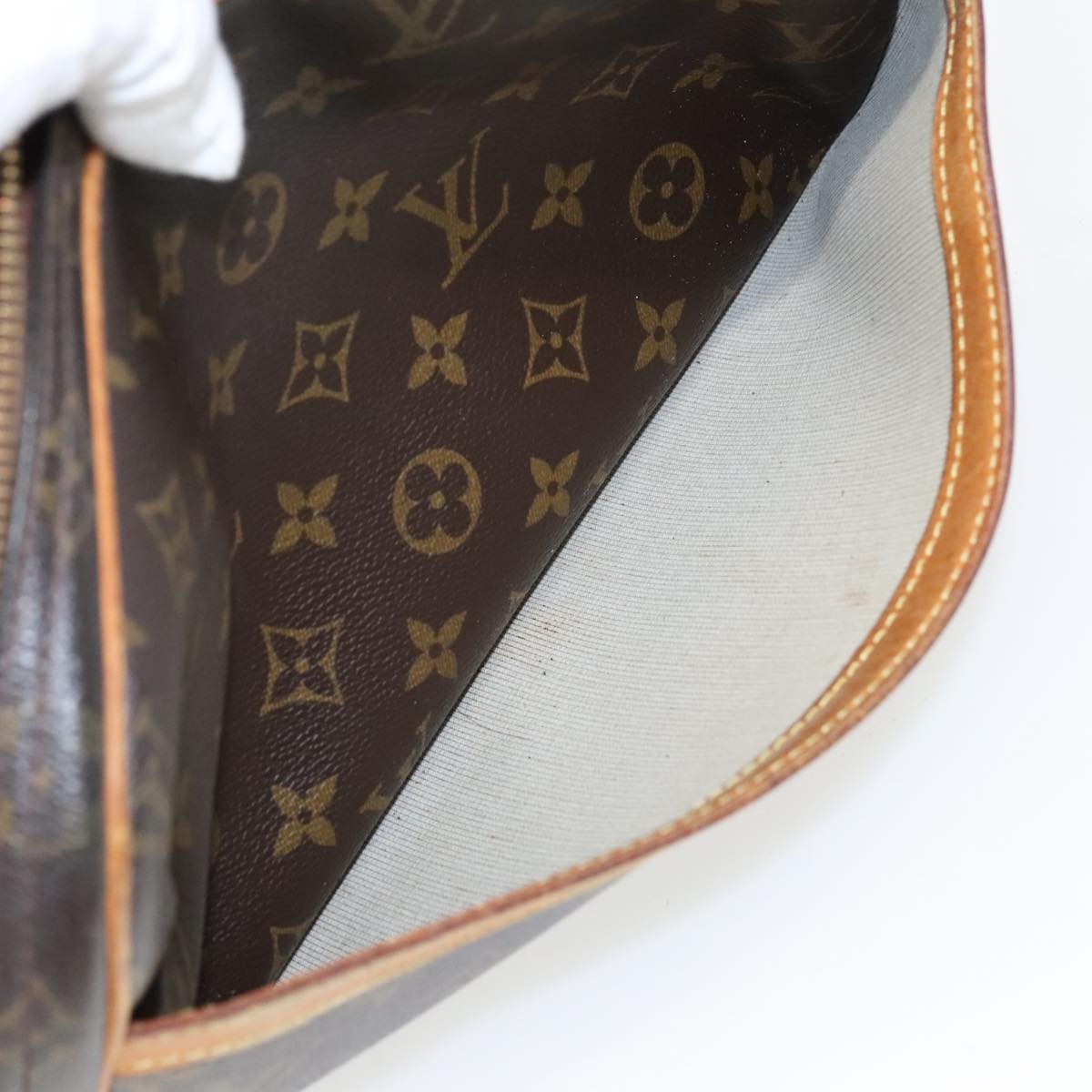 LOUIS VUITTON Monogram Reporter PM Shoulder Bag M45254 LV Auth bs19140