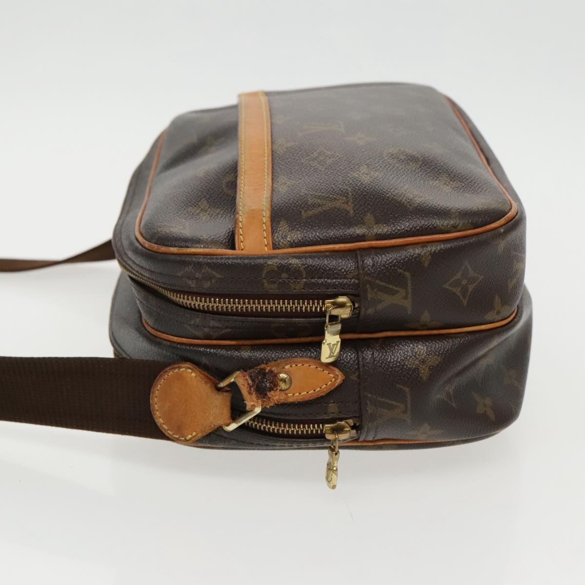 LOUIS VUITTON Monogram Reporter PM Shoulder Bag M45254 LV Auth bs19140