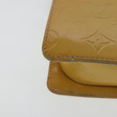 LOUIS VUITTON Monogram Vernis Motto Accessory Pouch Gris M91030 LV Auth bs19141-15