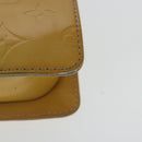 LOUIS VUITTON Monogram Vernis Motto Accessory Pouch Gris M91030 LV Auth bs19141-16