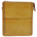 LOUIS VUITTON Monogram Vernis Motto Accessory Pouch Gris M91030 LV Auth bs19141-13