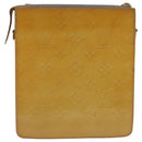 LOUIS VUITTON Monogram Vernis Motto Accessory Pouch Gris M91030 LV Auth bs19141-2