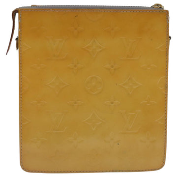 LOUIS VUITTON Monogram Vernis Motto Accessory Pouch Gris M91030 LV Auth bs19141 - 0