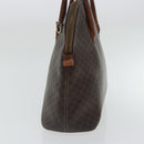 CELINE Macadam Canvas Hand Bag PVC Leather Gold Brown Auth bs19145-5