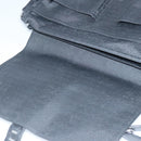 LOEWE Anagram Shoulder Bag Leather Black Silver Auth bs19153-18