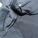 CHANEL V stitch Hand Bag Leather Black Silver CC Auth bs19168-18