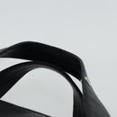 CHANEL V stitch Hand Bag Leather Black Silver CC Auth bs19168-8