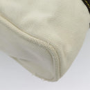 LOUIS VUITTON Antigua Cabas GM Tote Bag White Dark Brown M40033 LV Auth bs19171-16