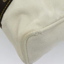 LOUIS VUITTON Antigua Cabas GM Tote Bag White Dark Brown M40033 LV Auth bs19171-17
