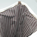 LOUIS VUITTON Antigua Cabas GM Tote Bag White Dark Brown M40033 LV Auth bs19171-20