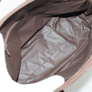 Burberrys Nova Check Hand Bag Canvas Leather Brown Gold Auth bs19193-11