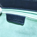 BVLGARI Hand Bag Enamel Navy Silver Auth bs19214-17
