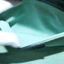 BVLGARI Hand Bag Enamel Navy Silver Auth bs19214-20