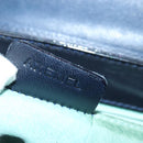 BVLGARI Hand Bag Enamel Navy Silver Auth bs19214-12