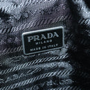 PRADA Backpack Wool Gray Silver Auth bs19226-20