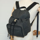 PRADA Backpack Wool Gray Silver Auth bs19226-23