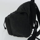 PRADA Backpack Wool Gray Silver Auth bs19226-3