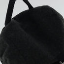 PRADA Backpack Wool Gray Silver Auth bs19226-6