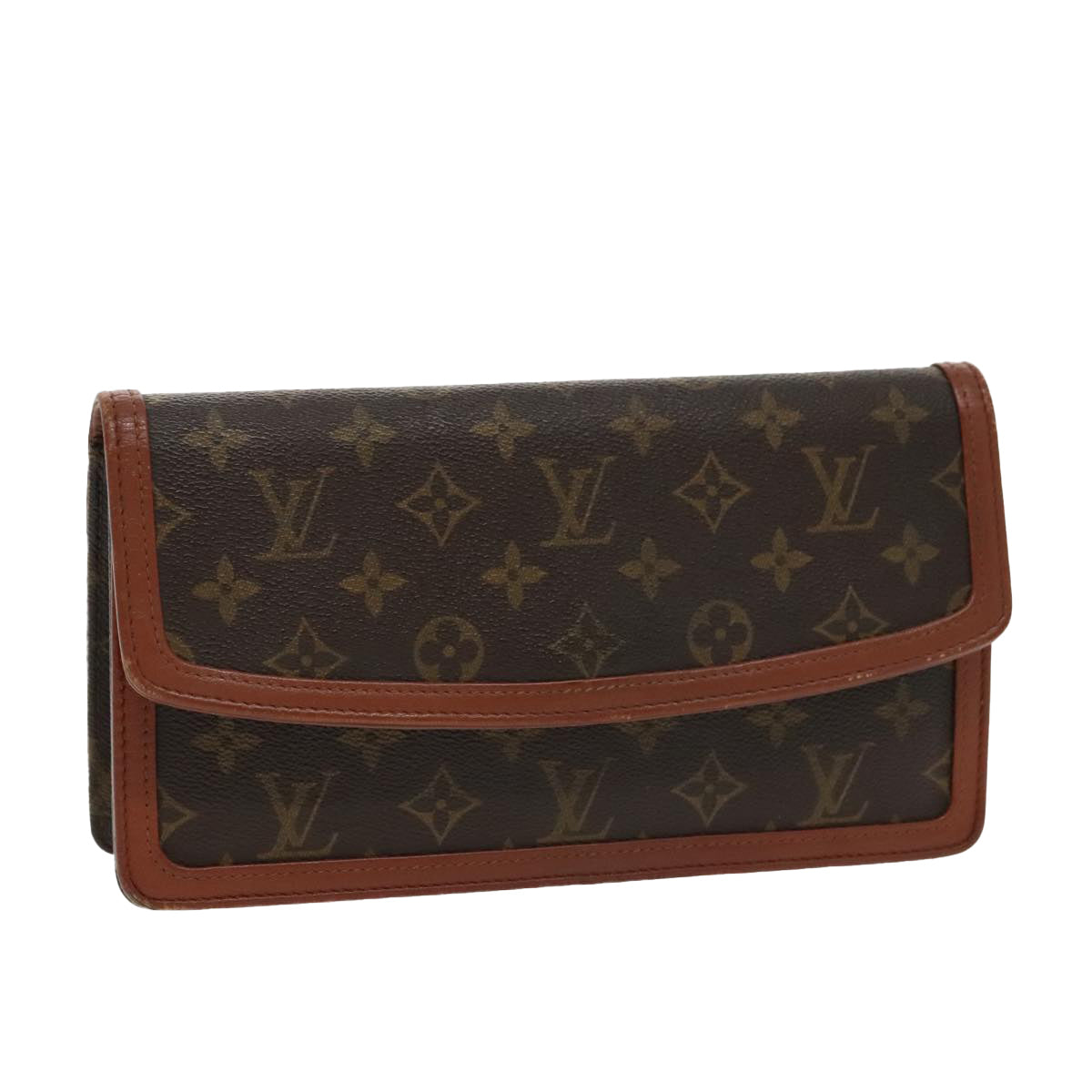 LOUIS VUITTON Monogram Pochette Dam PM Clutch Bag M51812 LV Auth bs19237