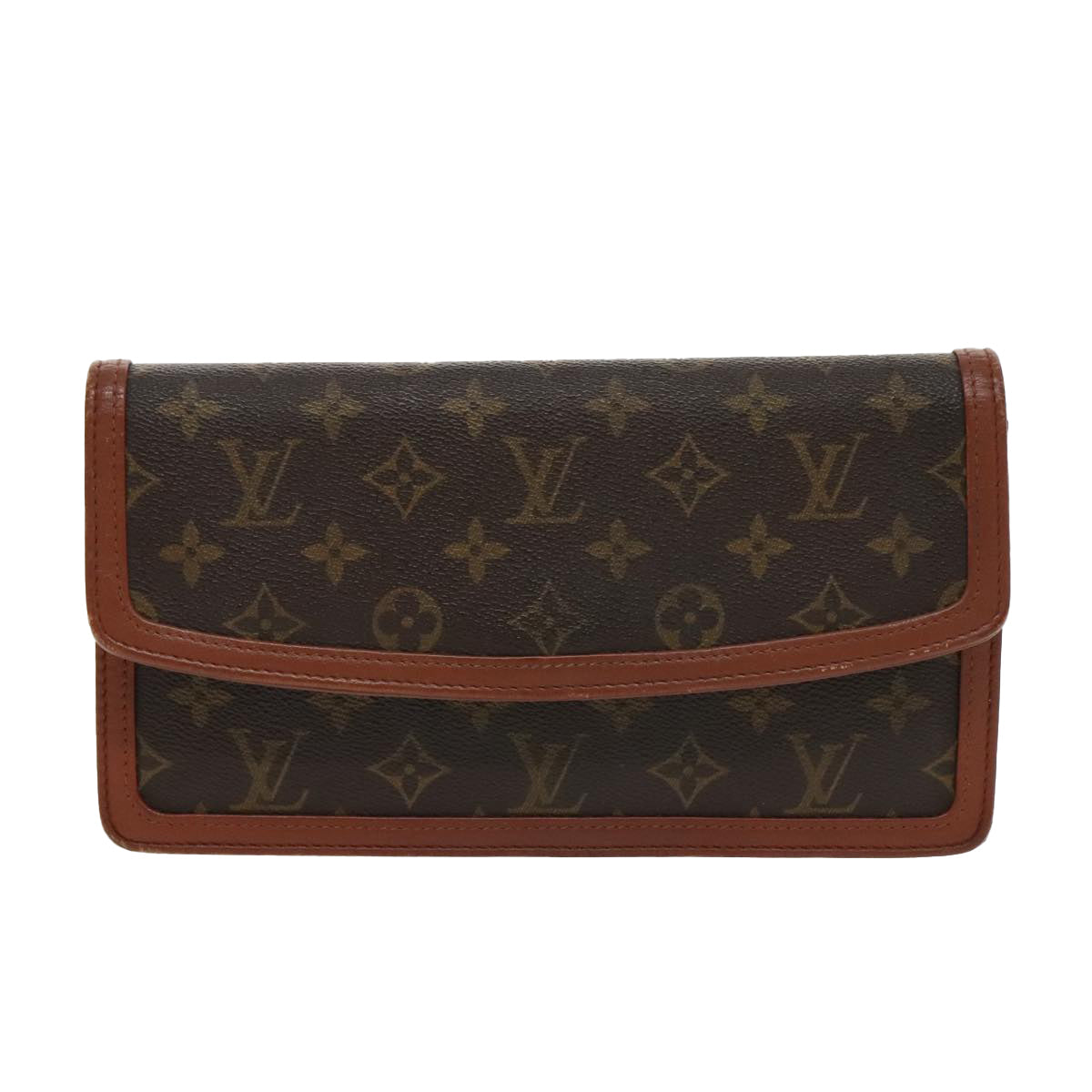 LOUIS VUITTON Monogram Pochette Dam PM Clutch Bag M51812 LV Auth bs19237