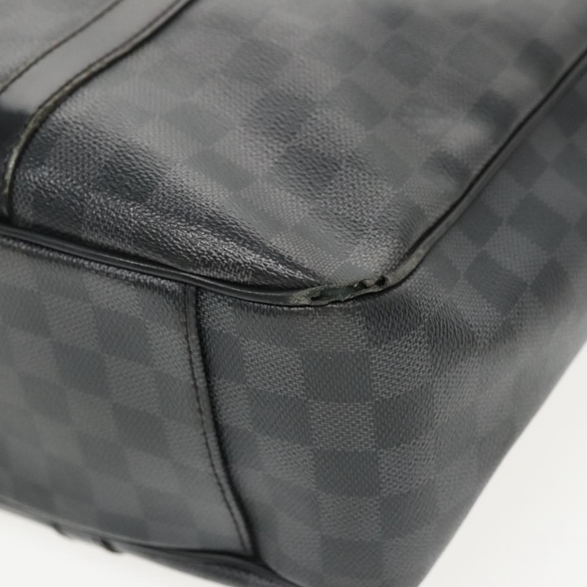 LOUIS VUITTON Damier Graphite Tadao Shoulder Bag 2way N51192 LV Auth bs19238