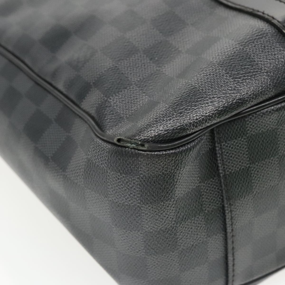 LOUIS VUITTON Damier Graphite Tadao Shoulder Bag 2way N51192 LV Auth bs19238