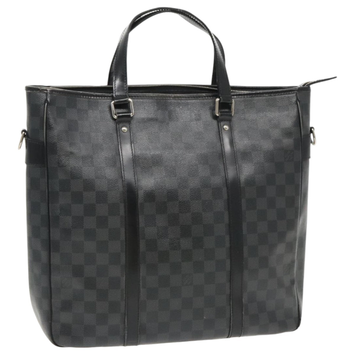 LOUIS VUITTON Damier Graphite Tadao Shoulder Bag 2way N51192 LV Auth bs19238