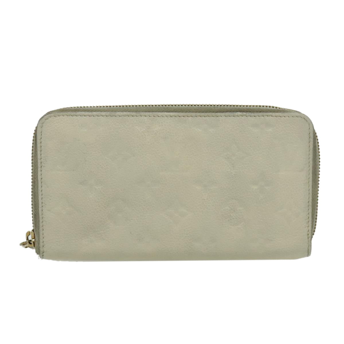 LOUIS VUITTON Empreinte Portefeuille Secret Ron Wallet White M93437 Auth bs19239