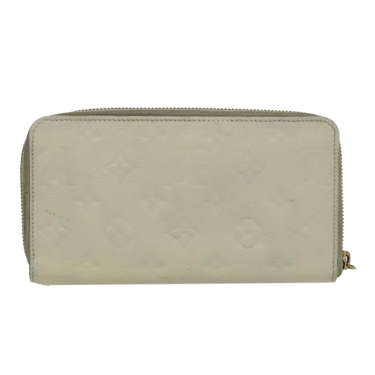 LOUIS VUITTON Empreinte Portefeuille Secret Ron Wallet White M93437 Auth bs19239