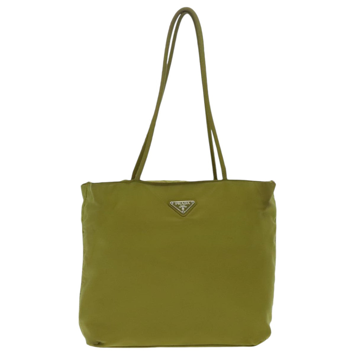 PRADA Tote Bag Nylon Green Auth bs19248