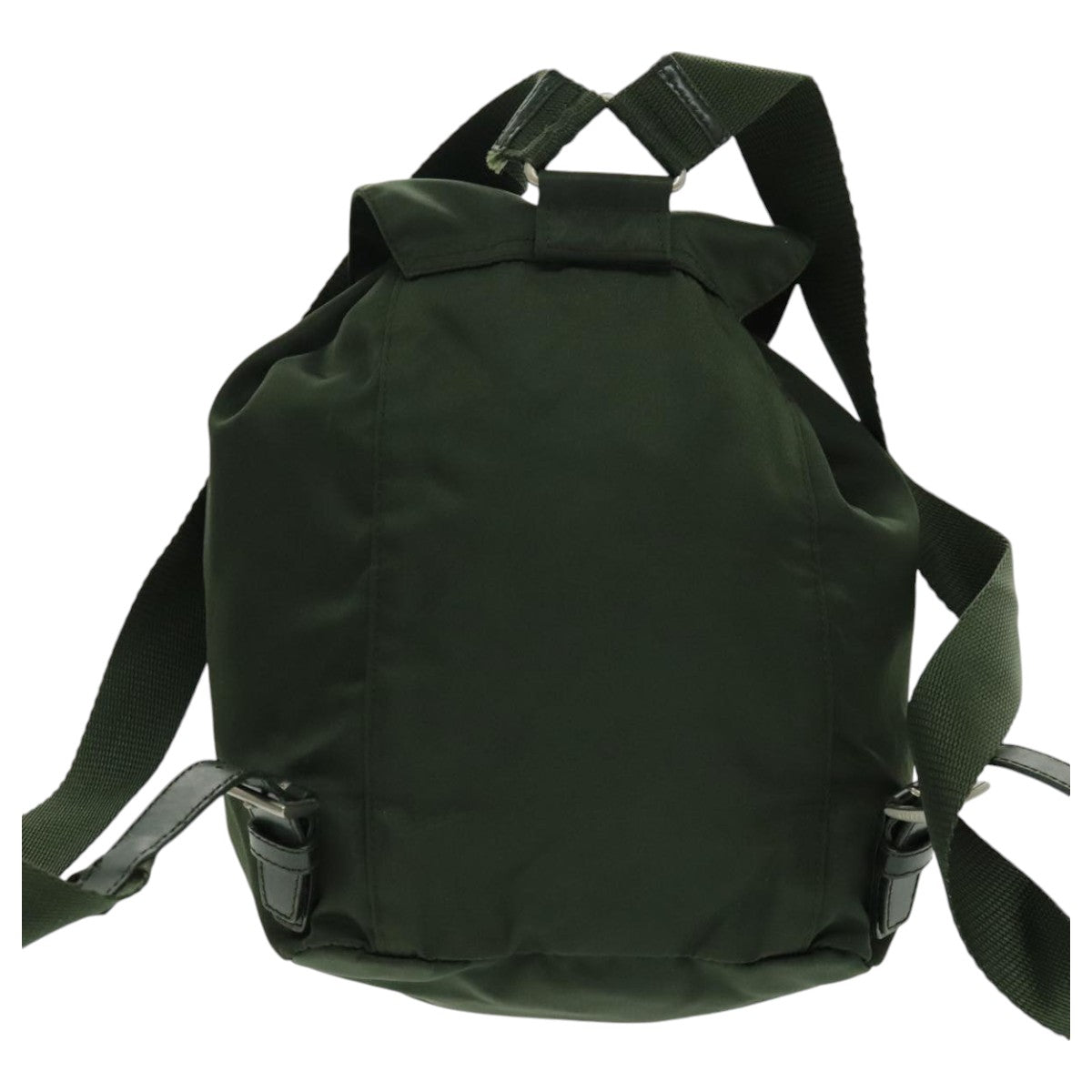 PRADA Backpack Nylon Green Silver Auth bs19249 - 0