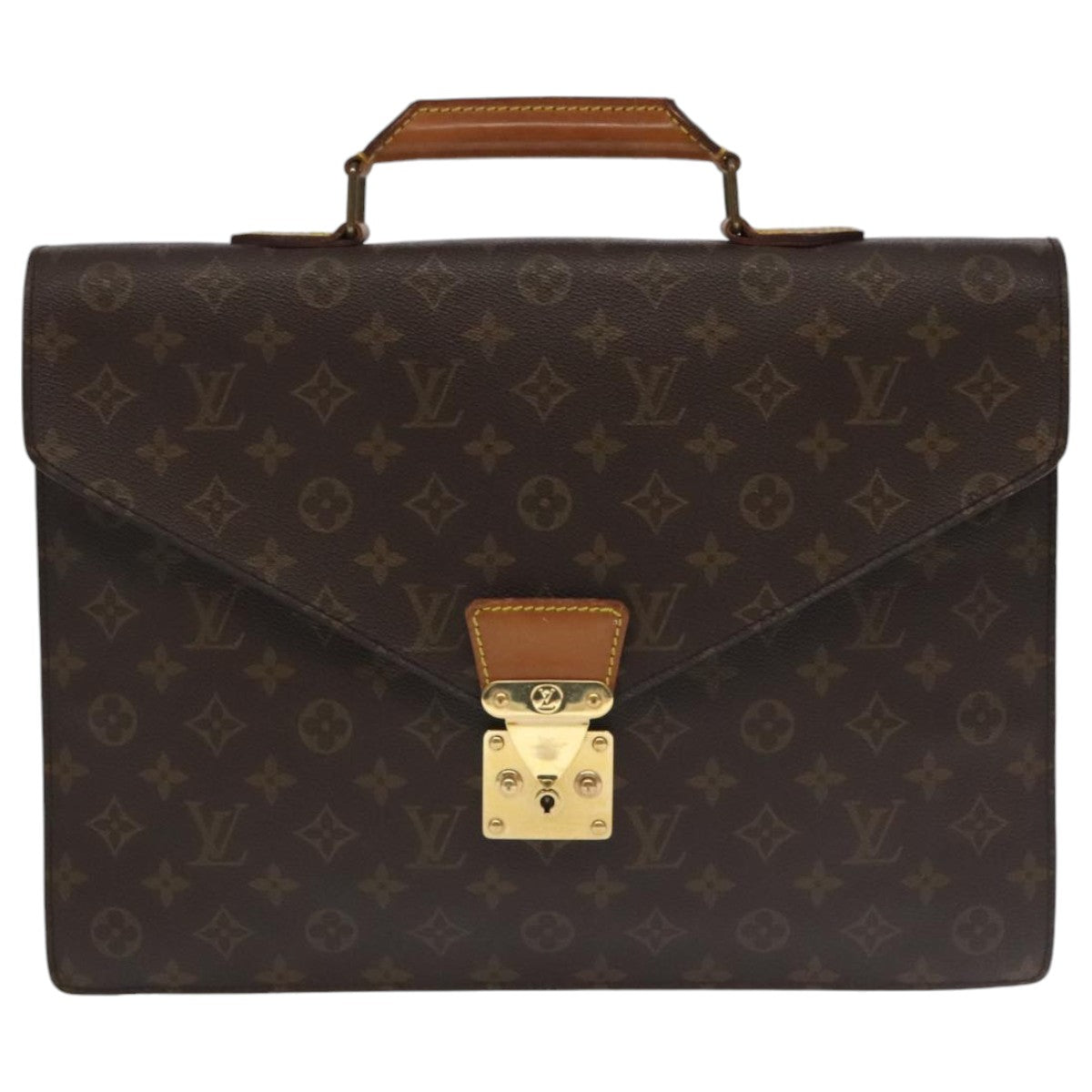 LOUIS VUITTON Monogram Serviette Conseiller Briefcase M53331 LV Auth bs19261