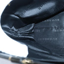 BURBERRY Hand Bag Wool Beige Gold Auth bs19268-18