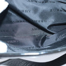 BURBERRY Hand Bag Wool Beige Gold Auth bs19268-12