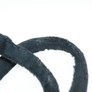 CHANEL Hand Bag Cotton Black Gold CC Auth bs19294-14