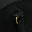 CHANEL Hand Bag Cotton Black Gold CC Auth bs19294-19