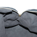 CHANEL Hand Bag Cotton Black Gold CC Auth bs19294-23