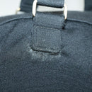 CHANEL Hand Bag Cotton Black Gold CC Auth bs19294-3