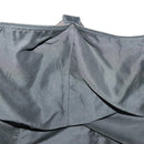 FENDI Zucchino Canvas Boston Bag Dark Brown Black Silver Auth bs19297-20