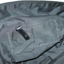 FENDI Zucchino Canvas Boston Bag Dark Brown Black Silver Auth bs19297-22