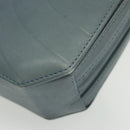 Gianni Versace Shoulder Bag Leather Blue Auth bs19299-14