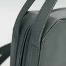 Gianni Versace Shoulder Bag Leather Blue Auth bs19299-10