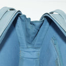 Gianni Versace Shoulder Bag Leather Blue Auth bs19299-18