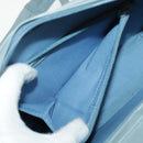 Gianni Versace Shoulder Bag Leather Blue Auth bs19299-21