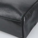 Salvatore Ferragamo Vala Tote Bag Leather Black Gold Auth bs19300-10